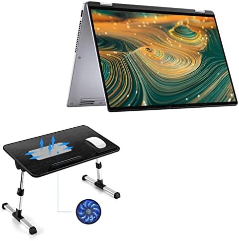 Poštivanje kutije i montiranje kompatibilno sa Dell Latitude 9420 - True Wood laptop nosač za laptop, stol za udoban rad u krevetu. za Dell Latitude 9420 - Jet crni