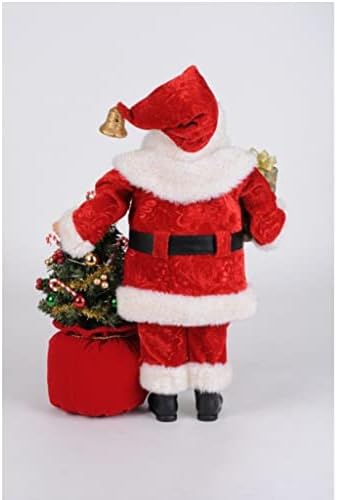 Karen Diday osvijetljeni ležajni pokloni Santa Claus Figurine 19 inčni višebojni