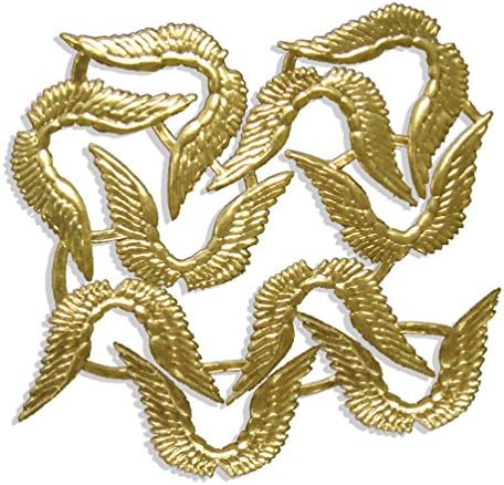 Kunze Anđeoska krila Asortiman zlato 84 komada reljefnog papira, 18,5 x 29,5 x 0,05 cm, 7 einheiten