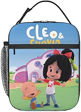 YSLPshop Cleo & Cuquin torba za ručak, nepropusne meke torbe za dječake i djevojčice, vodootporne izolirane