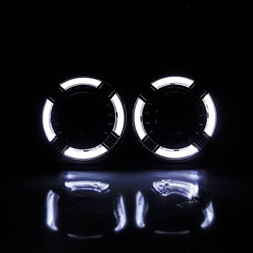 Gzminjie LED Angel Eyes Shrouds 12v 5w lijevi desni poklopci za 3 inča Bi Xenon LED projektor prednja