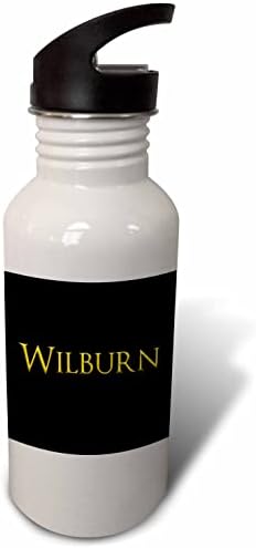 3Droza Wilburn Popularno ime za bebe u Americi. Žuta na crnoj boji. - boce za vodu