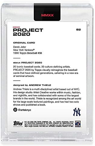 TOPPS Projekt 2020 Baseball Card # 82 1993 Derek Jeter Andrew Thiele