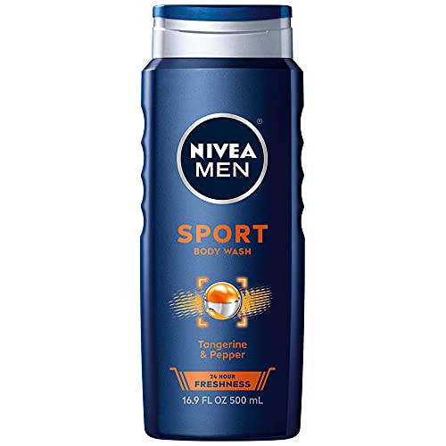 NIVEA Men Sport sredstvo za pranje tijela sa Revitalizirajućim mineralima, bočica od 16,9 Fl oz