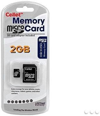 Cellet MicroSD 2GB memorijska kartica za Samsung SCH-R550 telefon sa SD adapterom.