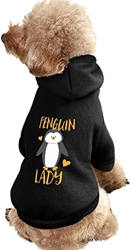 Duksevi za pse pingvin dama slatka dukserica s kapuljačom kućna odijela za odjeću kaput sa šeširom