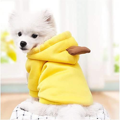 PET Odjeća Dukseža Duks HOODIE BANANA 3D Slatka dizajnirana kostim mekani zadebljanje toplo hladni vremenski džemper Odjeća 3D odjeća za štene Mali srednjeg psa i mačke odjeću za kućne ljubimce
