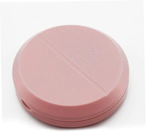 Hemoton 1pc Pill privjesak za ključeve tablete razdjelnik za male pilule prijenosni ružičasti noževi