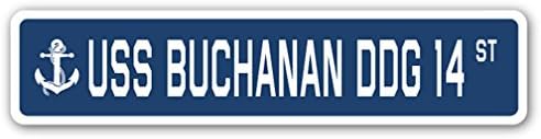 USS Buchanan DDG 14 Street potpisao je američki mornarički brod Veteran mornarski poklon