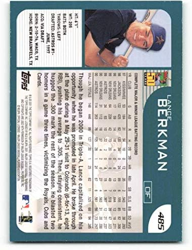 2001 TOPPS # 485 Lance Berkman NM-MT Houston Astros bejzbol Houston Astros