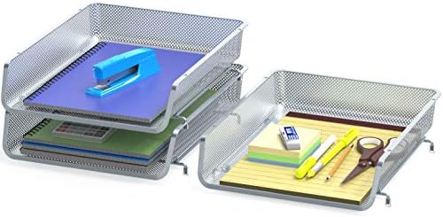 3 Pakovanje - Desk za pakiranje datoteke datoteke Dokument Dobles Play Play organizator, srebro