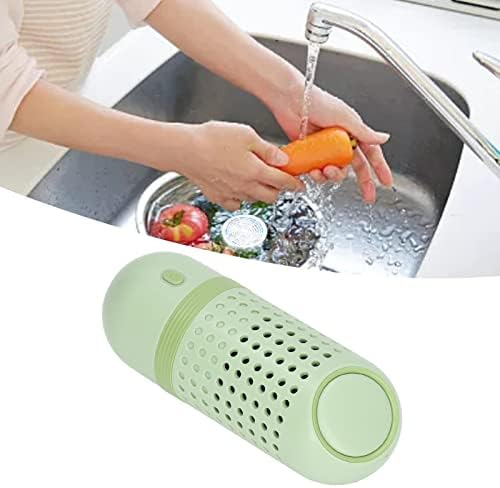 SOFW USB prečistač hrane, USB punjivi Akumulatorski čistač voća i povrća jednostavan za putovanje za pirinač za kuhinjske uređaje za spavaće sobe