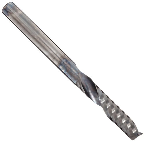 Melin Tool ARMG-L karbidni kvadratni nosni mlin, bez premaza, 25 stepeni spirale, 1 Flaute, 3 Ukupna dužina, 0,2500 prečnik rezanja, 0,25 prečnik drške