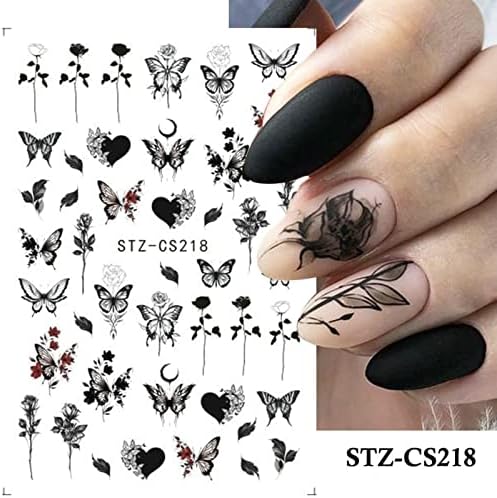 8 listova leptir naljepnice za umjetnost noktiju 3d samoljepljive naljepnice za nokte leptir Nail Art