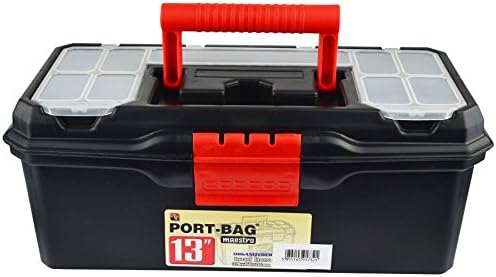 13 Maestro kutija za alat s ručkom / držačem / plastičnom kutijom / DIY kutijom za odlaganje TE451