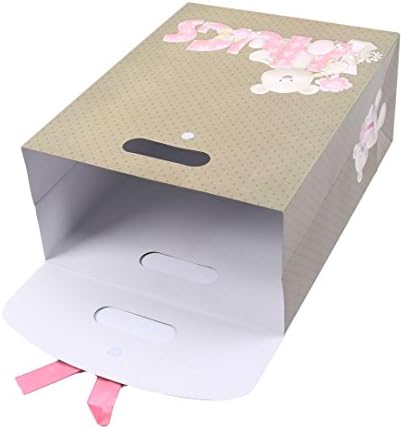 Ruilogod papir Bowknot Decor Party vjenčanje Kupovina poklon torba kutija držač 2kom višebojni (id: