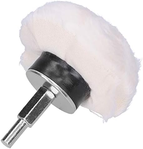 Ywbl-WH točak za poliranje bijele tkanine, puferski točak za poliranje tipa gljiva sa ručkom pamučni polirani Brusni alati za pričvršćivanje pufera za bušilicu, Industrijska tkanina za čišćenje