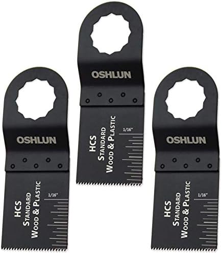 Oshlun MMS-0310 1-1/3-inčni standardni HCS oscilirajući alat za FEIN SuperCut i Festool Vecturo, 10-paket