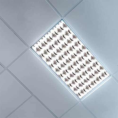 Prekrivači za fluorescentno svjetlo za stropne Difuzorske ploče - prirodni uzorak-poklopci za fluorescentno