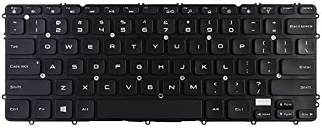 Lxddp Laptop zamjena američki raspored sa pozadinskim tastaturom za Dell Precision M3800 XPS 15 9530 03H5CJ 3H5CJ WHYH8 0HYYWM US Black