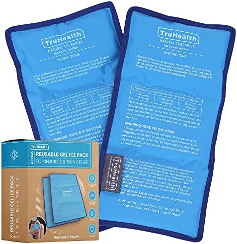 Truhealth Ice Pack for povrede-FSA HSA Approved Hot & Cold Gel Ice Pack - višekratna ice Packs Back Pain Relief, Icing povrede