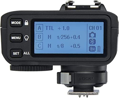 EACHSHOT Godox X2T-F TTL bežični blic za Fuji Fujifilm, W / Godox S2 držač nosača 1 / 8000s HSS Bluetooth veza podržava app kontroler, novo Hotshoe zaključavanje, novo Af pomoćno svjetlo