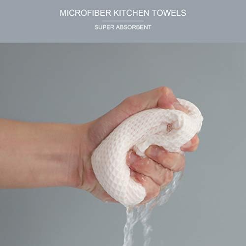 Ručnici za ručnike za ručnike za suđe 6pcs premium krpe za suđe od mikrovlakana sa vaflom tkanjem