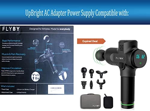 UpBright Novi 24V AC / DC Adapter kompatibilan sa Flyby F2Pro F2 Pro pištoljem za duboku mišićnu masažu ručni