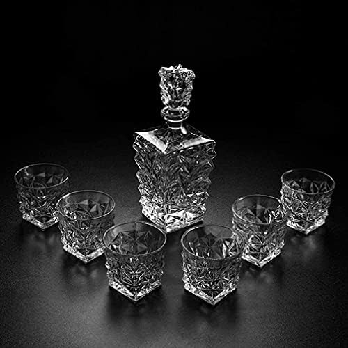 Home bar accessories Whisky Decanter Wine Decanter Premium Whisky Decanter Set Set od 4 sofisticirane čaše