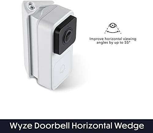 Wasserstein horizontalni podesivi ugao i zidna ploča kompatibilna sa WYze Video vratima - 35 ° do 55 ° Podešavanje