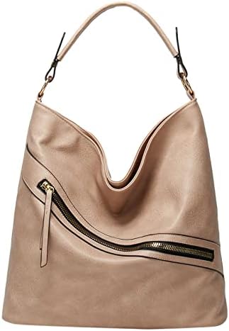 FVOWOH velike Hobo Hobo torbe za žene dame modna torba za rame jednobojna torba za kupovinu retro stil torbe