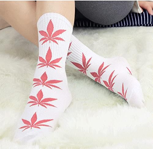 DAZCOS Unisex čarape od javorovog lista višebojne 2 Para za Noć vještica Božić Dan zahvalnosti