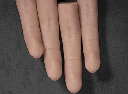 WellieSTR 2pcs pozivni Silikonski prsti fleksibilni nokti za nokte za DIY praksu noktiju,praksa modela