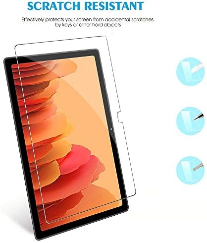 Gozopo zaštitnik ekrana za Samsung Galaxy Tab A7 2022/2020 Tablet 10,4 inča, Premium 2.5 D okrugli rub kaljenog stakla Film za Samsung Galaxy Tab A7 10.4