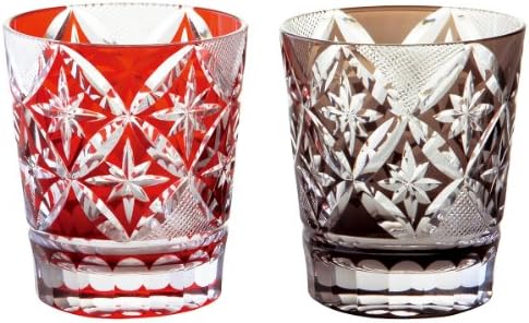 子子 yoshitani Glass Co-10-11 My glass Cloisonne par Set, prečnik 3,1 x visina 3,5 inča