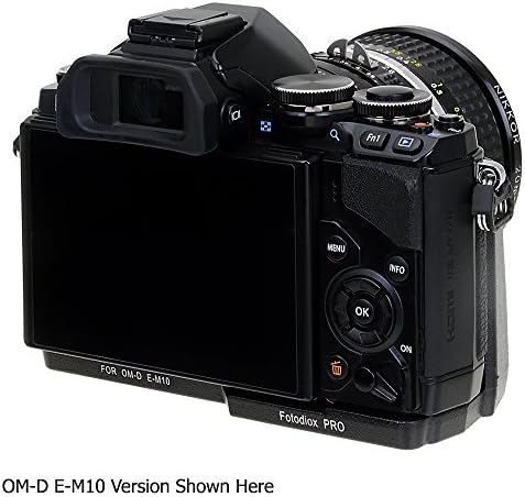Fotodiox Pro, sva metalna crna kamera ručna hvata za Olympus OM-D E-M5 Digitalni fotoaparat sa pristupom baterijom