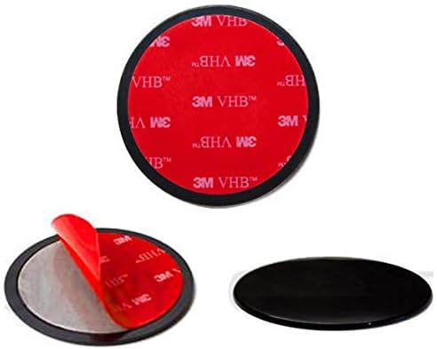 Navitech 80mm kružni adhezivni univerzalni disk na instrument tabli kompatibilan sa upotrebom sa usisnim čašama
