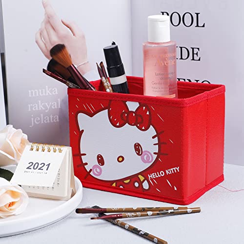 Kawaii Slatka Kitty mačka sklopiva ostava sklopiva kocka kutija za odlaganje Kitty Cat sto soba za dekoraciju