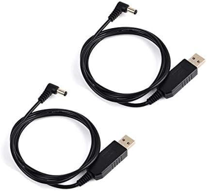 UAYESOK USB linija za punjenje dvosmjerni radio DC USB kabl za punjenje za BaoFeng UV-5R UV-5RA UV-5RE UV-5R Plus UV-82 UV-B5 UV-B6 BF-F8 voki-toki