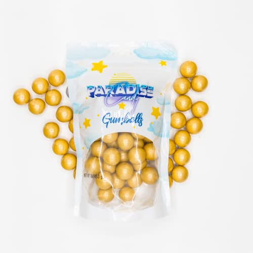 Gold Gumballs - Zlatni bomboni za Baby Shower Candy - Zlatni slatkiši za otkrivanje spola - Zlatni slatkiši