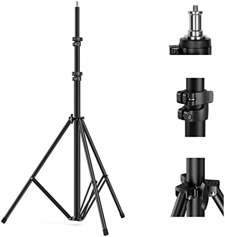 Smallrig stalak za svjetlo za fotografiju 110 / 9.2 ft / 280cm, aluminijumski Foto Video stalak za stativ
