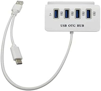 Sbsnh multifunkcionalna 4-Portna USB 3.0 Glavčina sa držačem za Tablet stalak Tip-C USB Glavčina napajanje