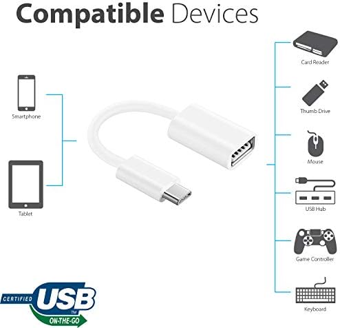 OTG USB-C 3.0 adapter kompatibilan sa vašim Samsung Galaxy Tab S8 Ultra 5g za brzu, provjerenu, višestruke funkcije kao što su tastatura, pogoni palca, miševa itd.