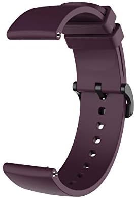 Fitturn kompatibilan sa zkrietion pametnim satova zamenski zapečažnica za zglob za zglob za zkrietiv ZI18 / ZI70 / Z33H / Z36 SmartWatch mekani silikonski sportski sat za žene muškarci
