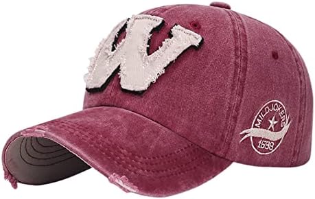 Vintage Trucker Hat za muškarce Žene Grafički oprani bejzbol vizirski šešir vezeni niski profil pješački