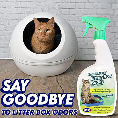ZORBX dezodorans za mačke bez mirisa-brzodjelujući & efikasan dezodorans za mačke za jak miris urina / napredni i jači Eliminator i neutralizator mirisa