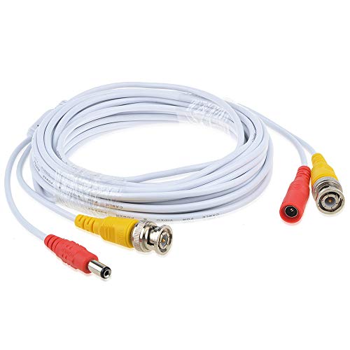 Kybate White 65FT BNC produžni kabel za Swann WMT-RB day / noćni video zapis