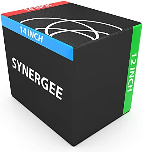 Synergee 3 u 1 meka Pliometrijska kutija za skok za trening i kondicioniranje skokova. Jao dokaz Plyo kutija