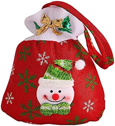 Božićno Drvo Ukrasi Kugle Glass Doll Bag Lutke Torbe Tri-Candy Božić Tote Poklon Poklon Torba Božić