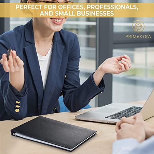 Primextra Business Checkbook Binder, odličan za poslovne stručnjake, 7 prsten čekovna knjižica Binder,